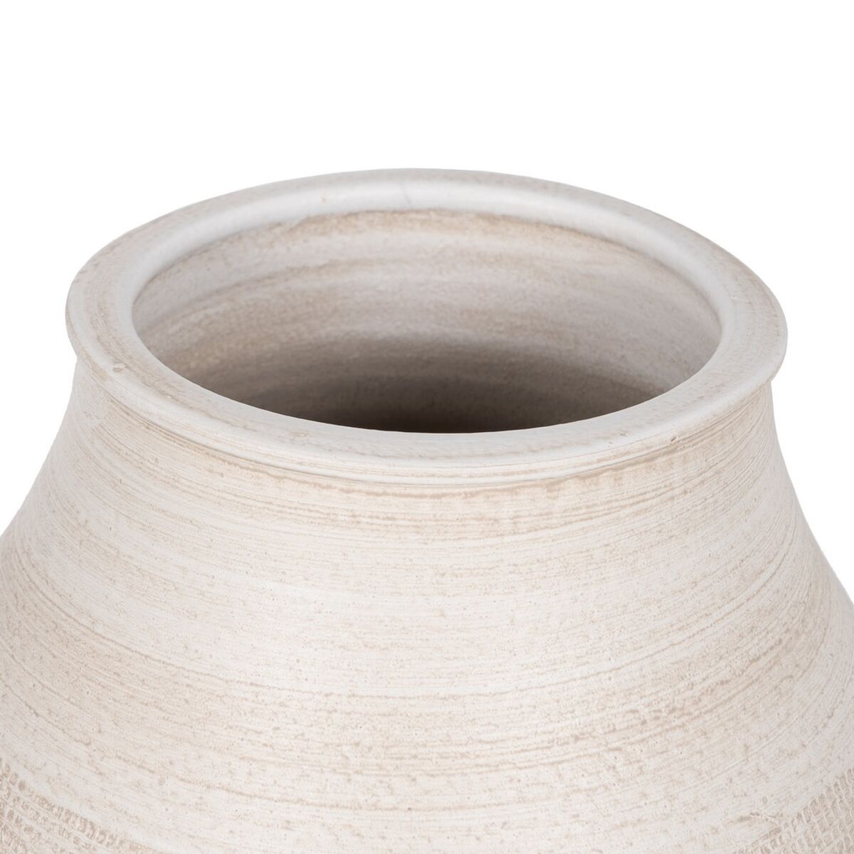 Vase Crème Céramique 22 x 22 x 40 cm
